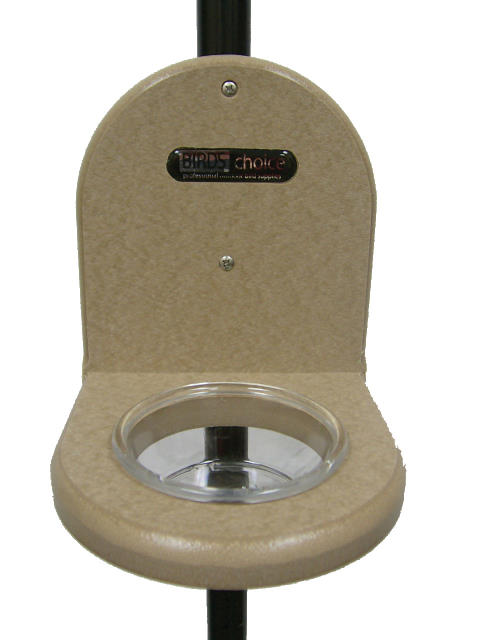 Bird's Choice Recycled Pole-Mounted Mealworm Feeder