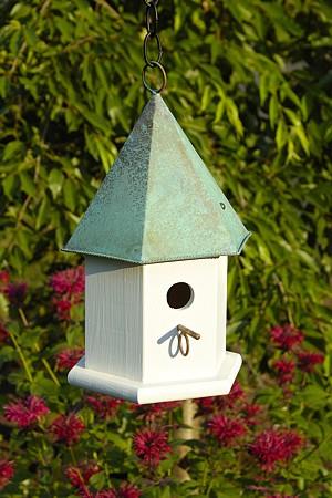 Heartwood Copper Songbird Birdhouse